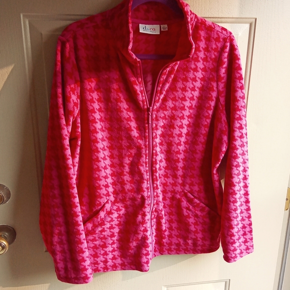 Denim & Company Fleece Jacket, Large - Picture 1 of 4